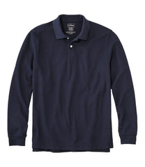 L.L.BeanMen's Premium Double L® Polo, Long-Sleeve Without Pocket