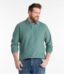 L.L.BeanMen's Premium Double L® Polo, Long-Sleeve Without Pocket