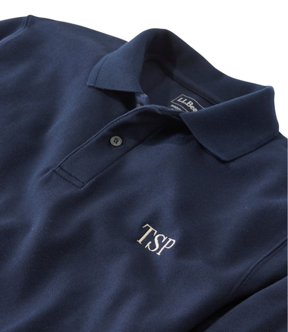 L.L.BeanMen's Premium Double L® Polo, Long-Sleeve Without Pocket