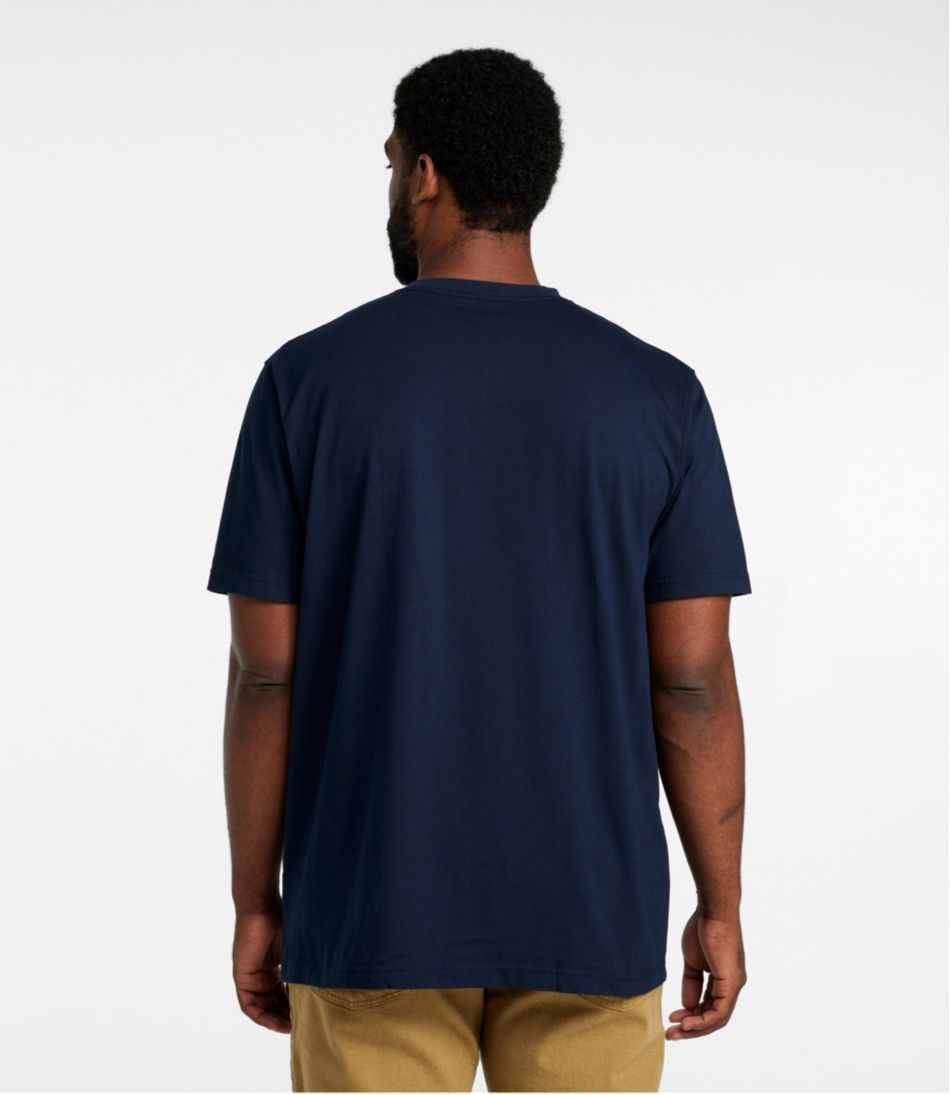 L.L.BeanMen's Carefree Unshrinkable Tee with Pocket, Traditional Fit