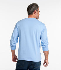 L.L.BeanMen's Carefree Unshrinkable Tee, Traditional Fit, Long-Sleeve Henley