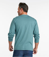 L.L.BeanMen's Carefree Unshrinkable Tee with Pocket, Traditional Fit, Long-Sleeve