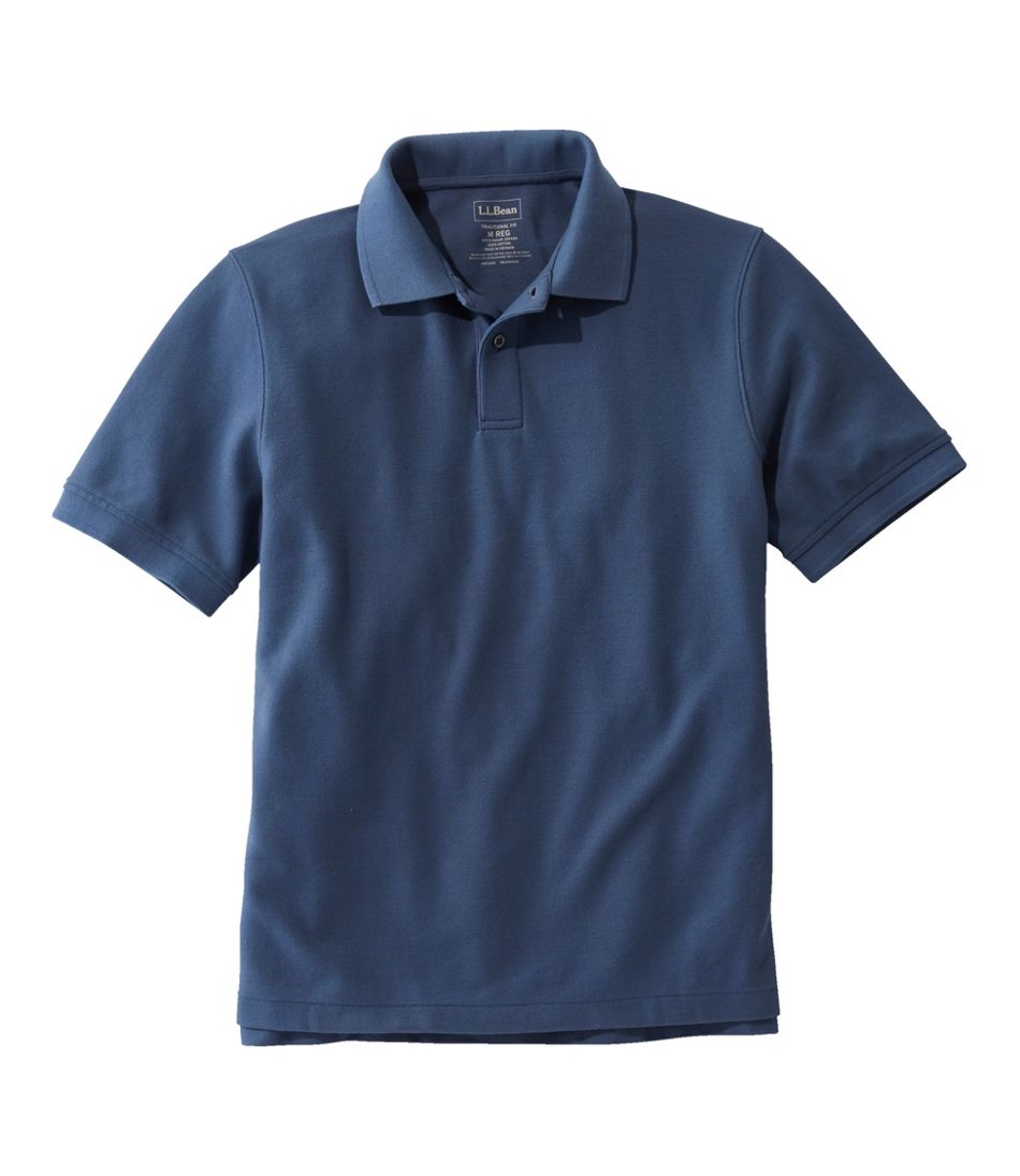 L.L.BeanMen's Premium Double L® Polo Banded, Short-Sleeve Without Pocket