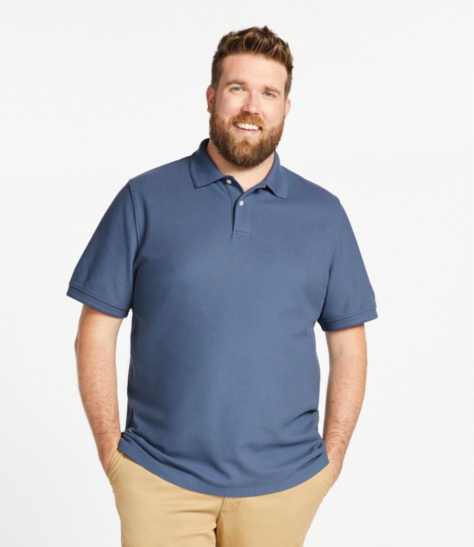 L.L.BeanMen's Premium Double L® Polo Banded, Short-Sleeve Without Pocket