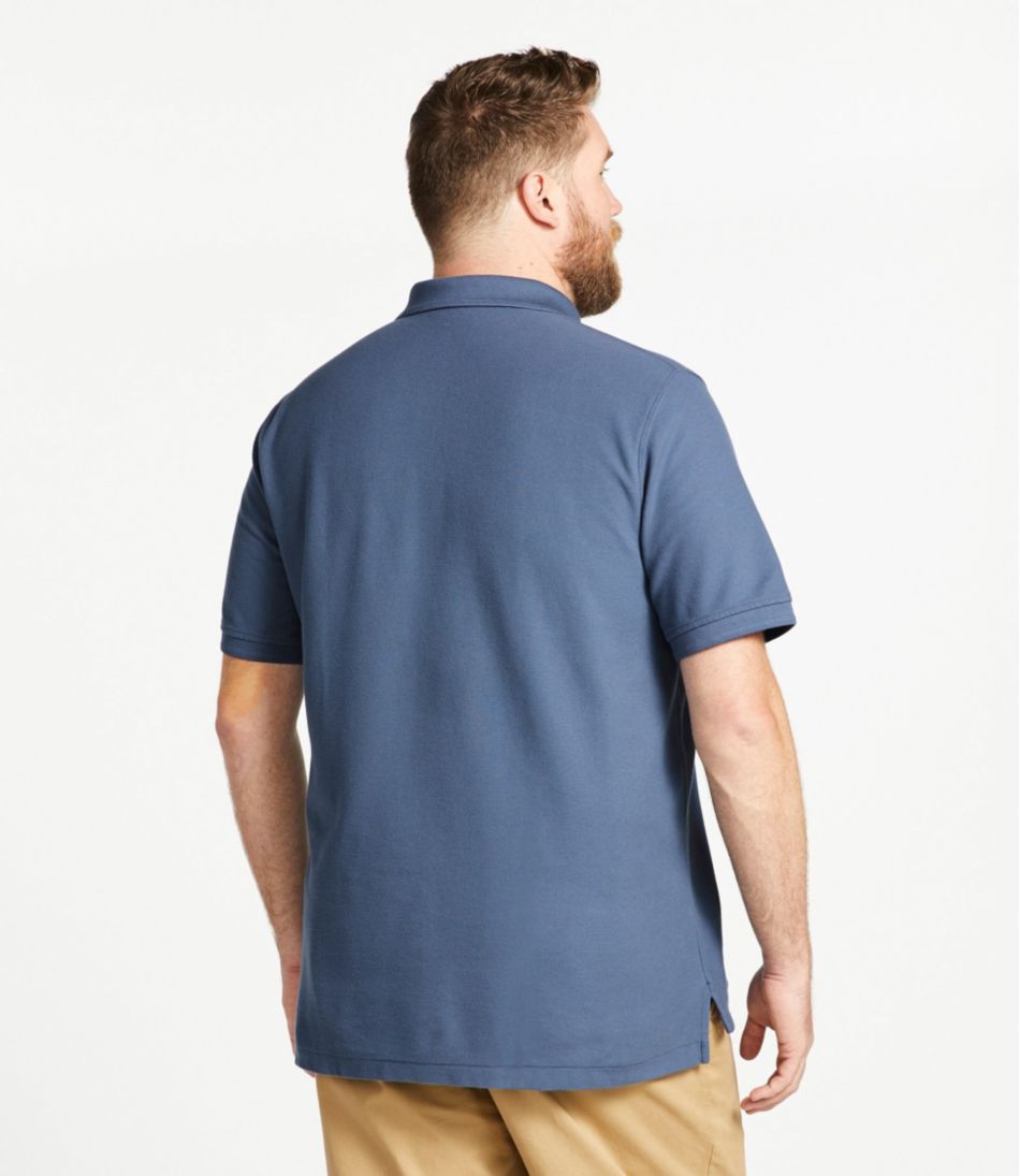 L.L.BeanMen's Premium Double L® Polo Banded, Short-Sleeve Without Pocket
