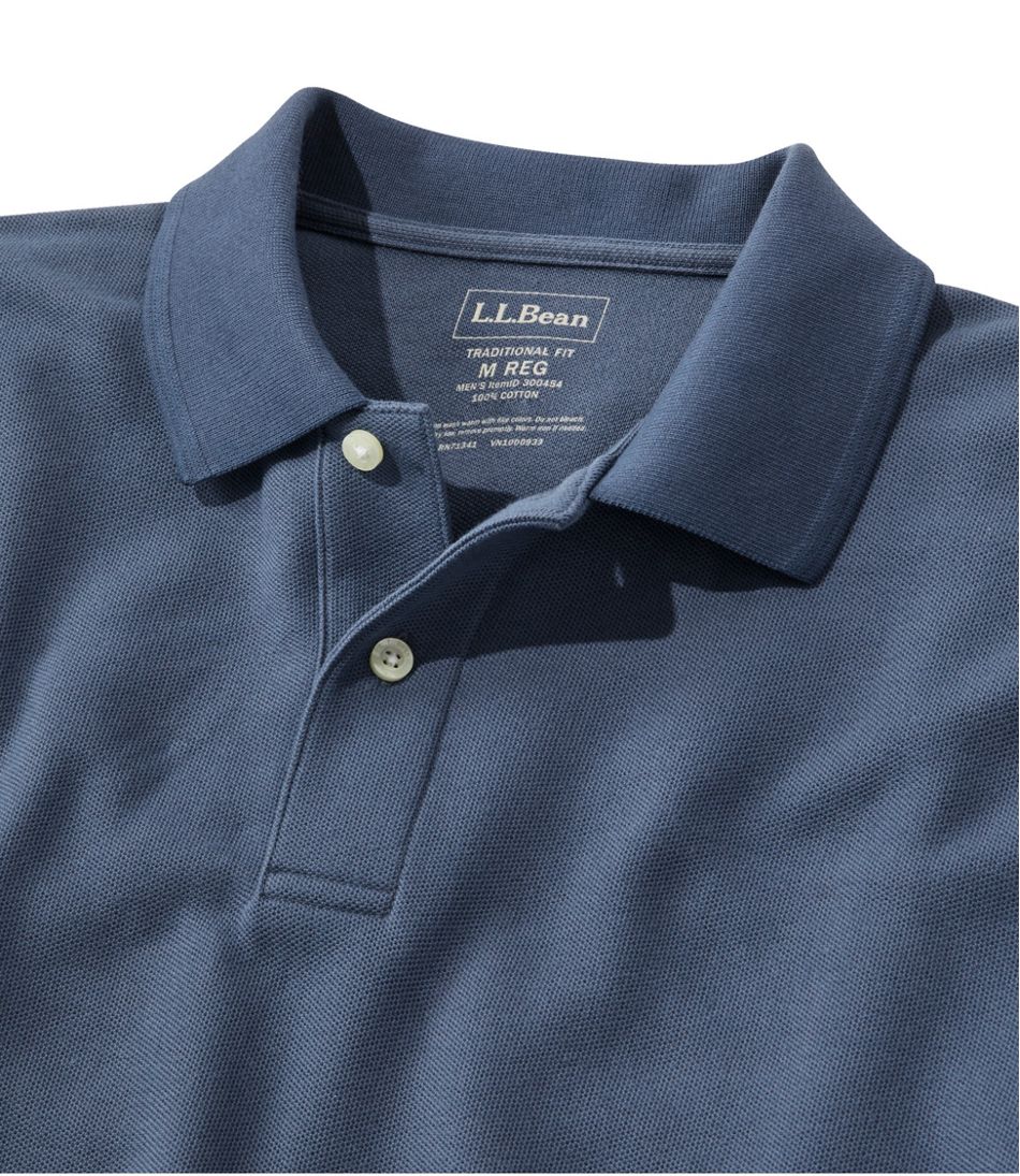 L.L.BeanMen's Premium Double L® Polo Banded, Short-Sleeve Without Pocket