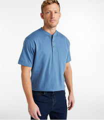 L.L.BeanMen's Carefree Unshrinkable Tee, Traditional Fit, Henley