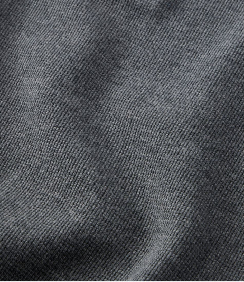 L.L.BeanMen's Unshrinkable Mini-Waffle Henley, Long-Sleeve Traditional Fit
