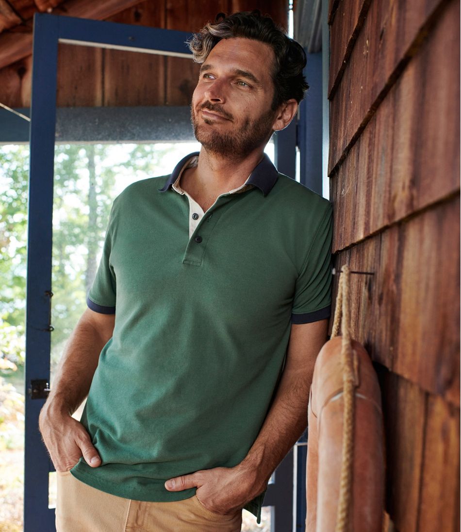 L.L.BeanMen's Casco Bay Rugged Polo, Short-Sleeve