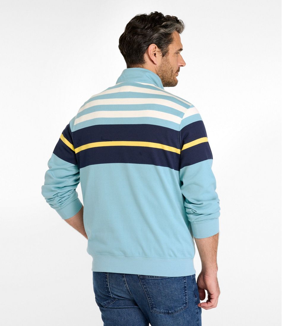 L.L.BeanMen's Bean's Vintage Soft Rugby, Mockneck, Chest Stripe