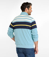 L.L.BeanMen's Bean's Vintage Soft Rugby, Mockneck, Chest Stripe