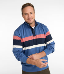 L.L.BeanMen's Bean's Vintage Soft Rugby, Mockneck, Chest Stripe