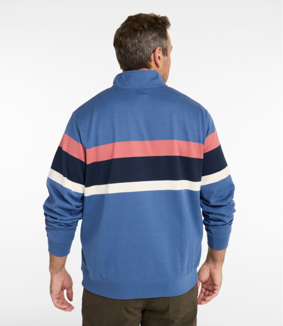 L.L.BeanMen's Bean's Vintage Soft Rugby, Mockneck, Chest Stripe