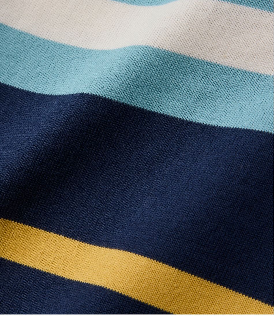 L.L.BeanMen's Bean's Vintage Soft Rugby, Mockneck, Chest Stripe