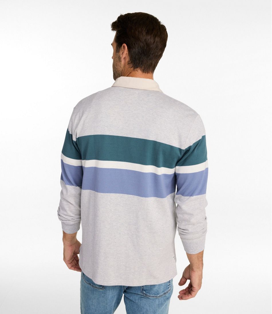 L.L.BeanMen's Bean's Vintage Soft Rugby, Chest Stripe
