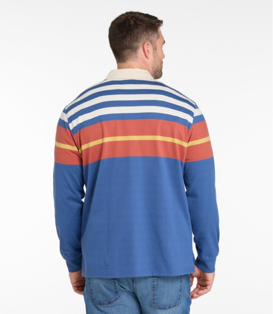 L.L.BeanMen's Bean's Vintage Soft Rugby, Chest Stripe