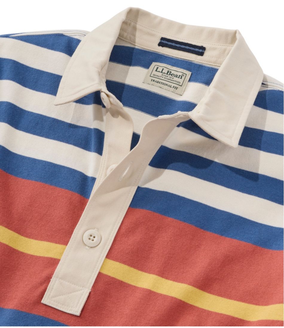 L.L.BeanMen's Bean's Vintage Soft Rugby, Chest Stripe