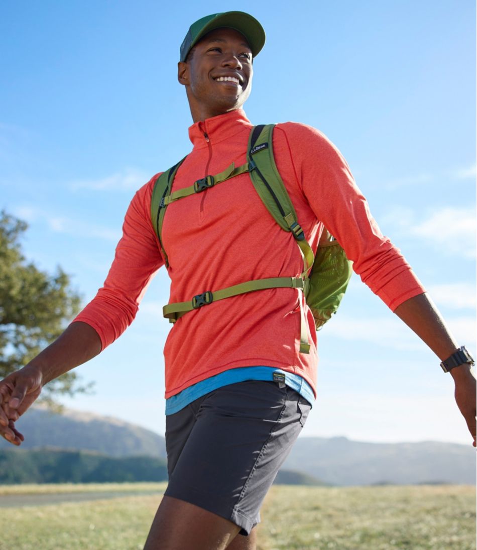 L.L.BeanMen's Bean's Access Trail Tee, Quarter-Zip