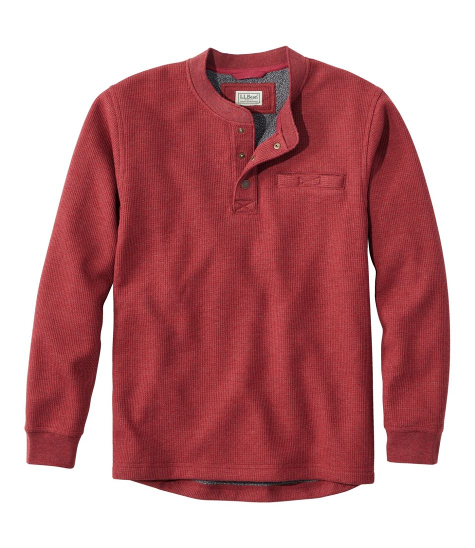L.L.BeanMen's Katahdin Iron Works® Bonded Waffle Fleece Henley