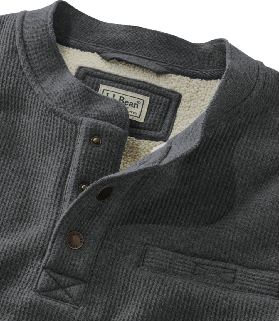 L.L.BeanMen's Katahdin Iron Works® Bonded Waffle Fleece Henley