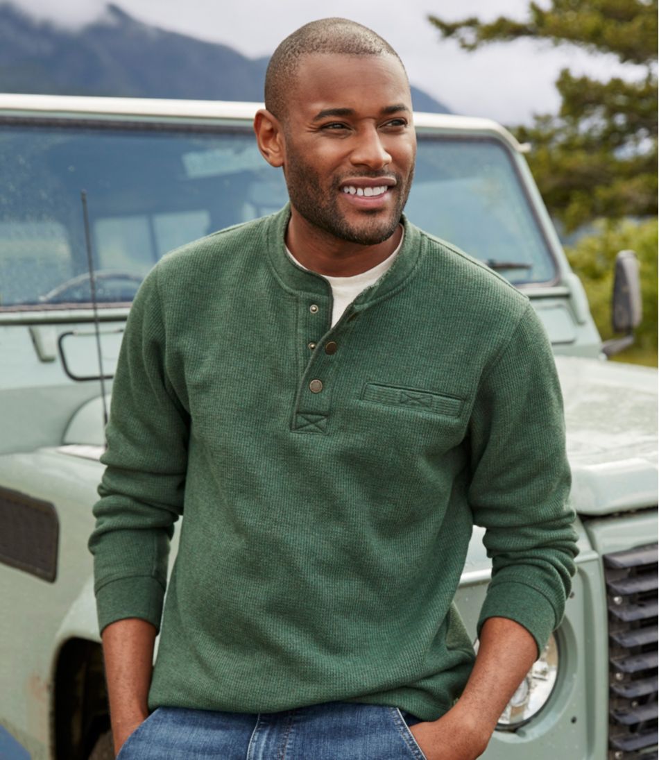 L.L.BeanMen's Katahdin Iron Works® Bonded Waffle Fleece Henley