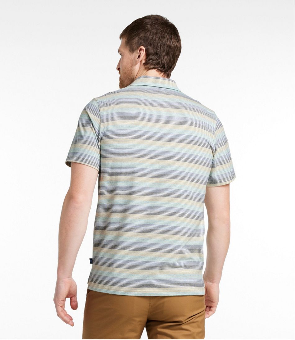 L.L.BeanMen's Comfort Stretch Performance® Pima Polo, Short-Sleeve, Stripe