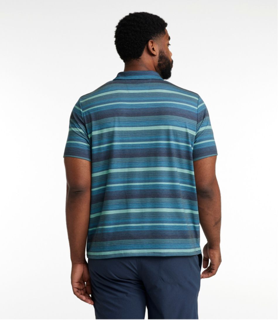 L.L.BeanMen's Everyday SunSmart® Polo 2.0, Short-Sleeve Stripe