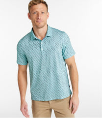 L.L.BeanMen's Comfort Stretch Performance® Party Polo, Slightly Fitted, Short-Sleeve, Print