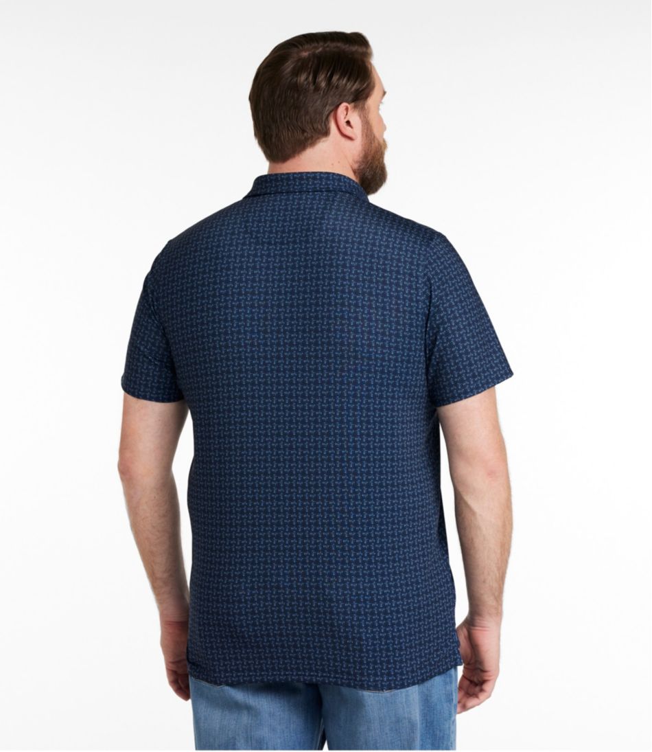 L.L.BeanMen's Comfort Stretch Performance® Party Polo, Slightly Fitted, Short-Sleeve, Print