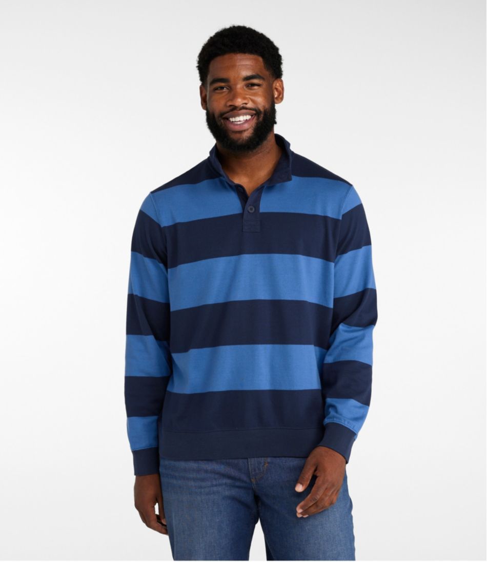 L.L.BeanMen's Bean's Vintage Soft Rugby, Mockneck, Stripe
