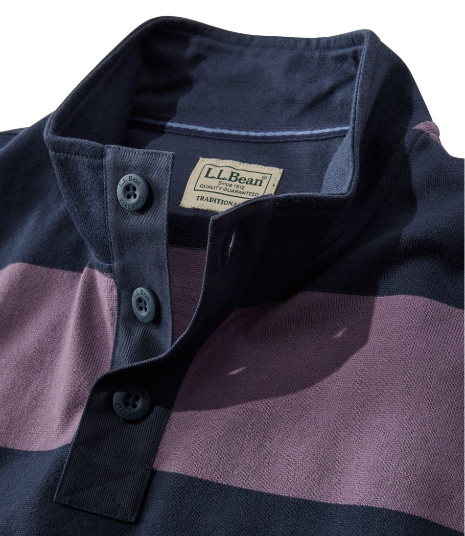 L.L.BeanMen's Bean's Vintage Soft Rugby, Mockneck, Stripe