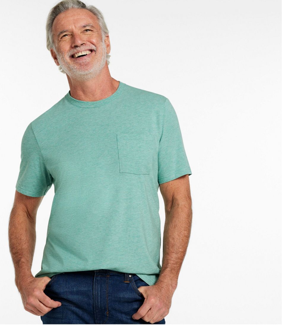 L.L.BeanMen's Comfort Stretch Performance® Pima Pocket Tee, Short-Sleeve