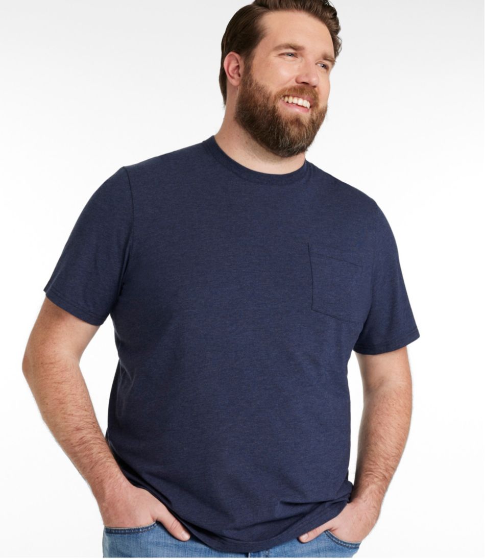 L.L.BeanMen's Comfort Stretch Performance® Pima Pocket Tee, Short-Sleeve