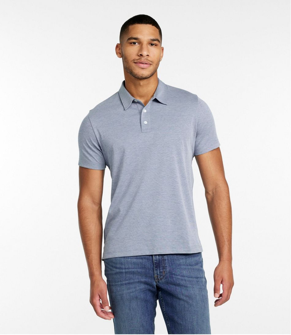 L.L.BeanMen's Comfort Stretch Performance® Polo, Short-Sleeve, Slightly Fitted
