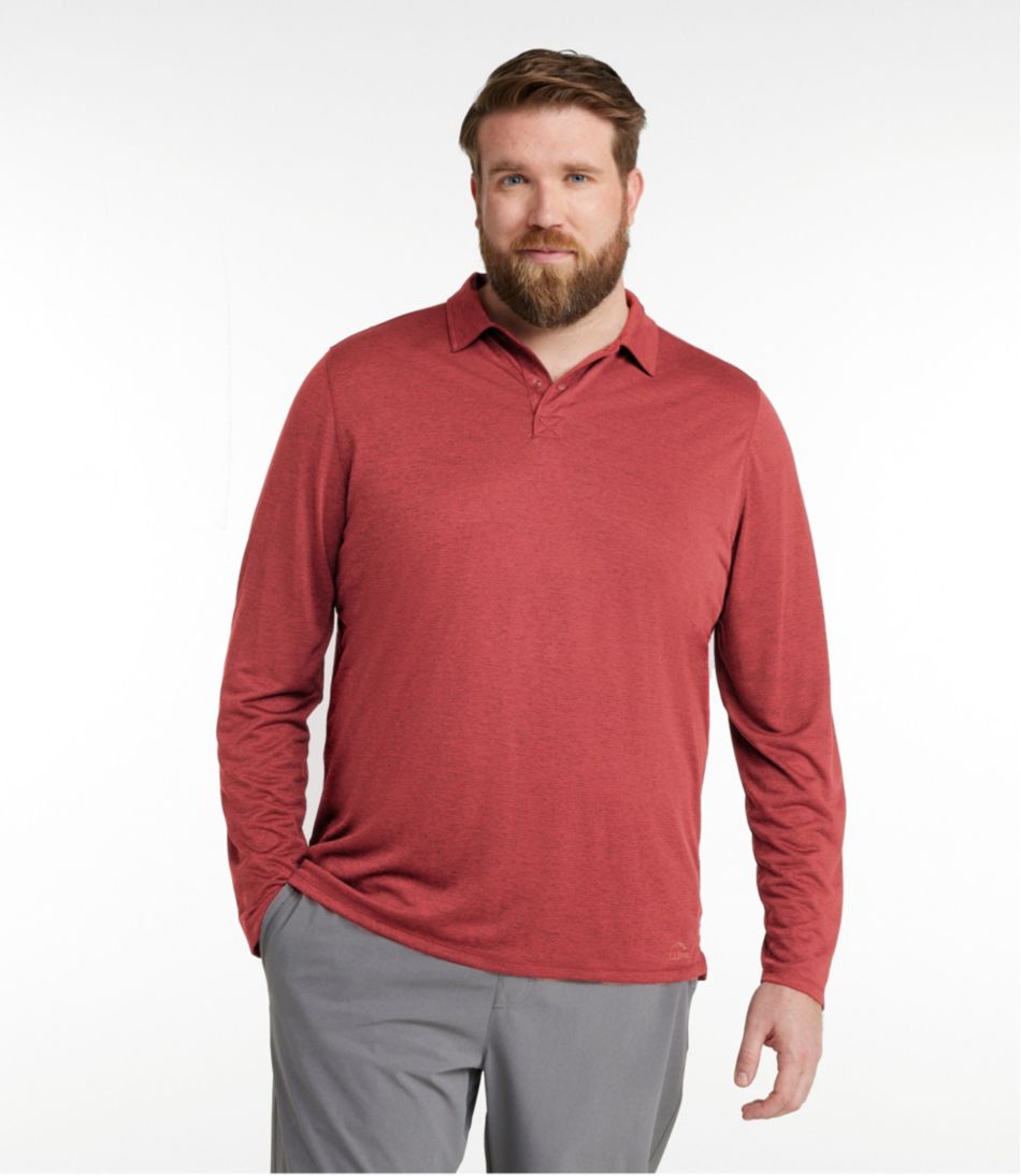 L.L.BeanMen's Ultralight Adventure Polo, Long-Sleeve