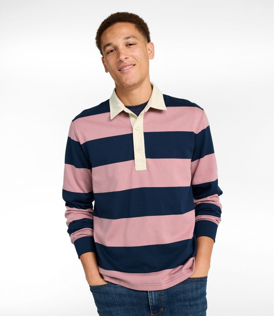 L.L.BeanMen's Bean's Vintage Soft Rugby, Stripe