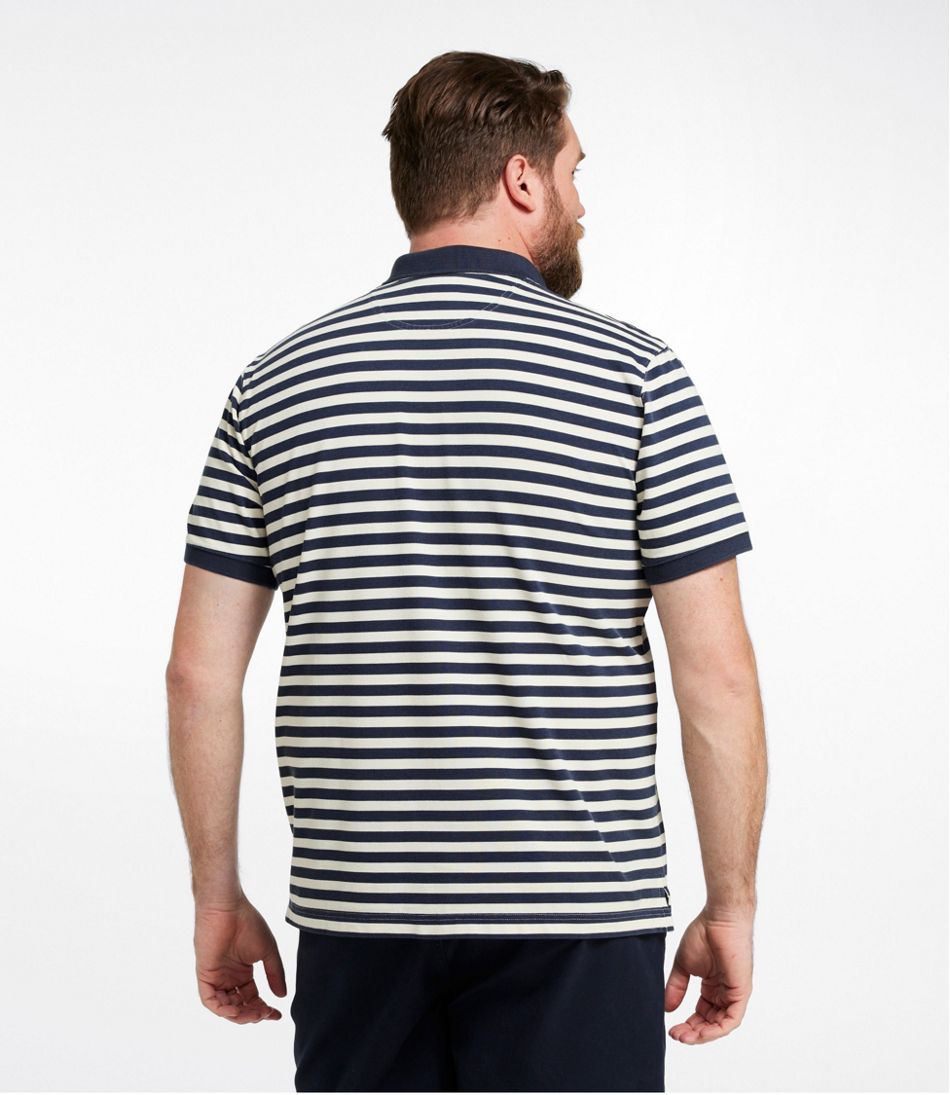 L.L.BeanMen's Casco Bay Rugged Polo, Short-Sleeve, Stripe