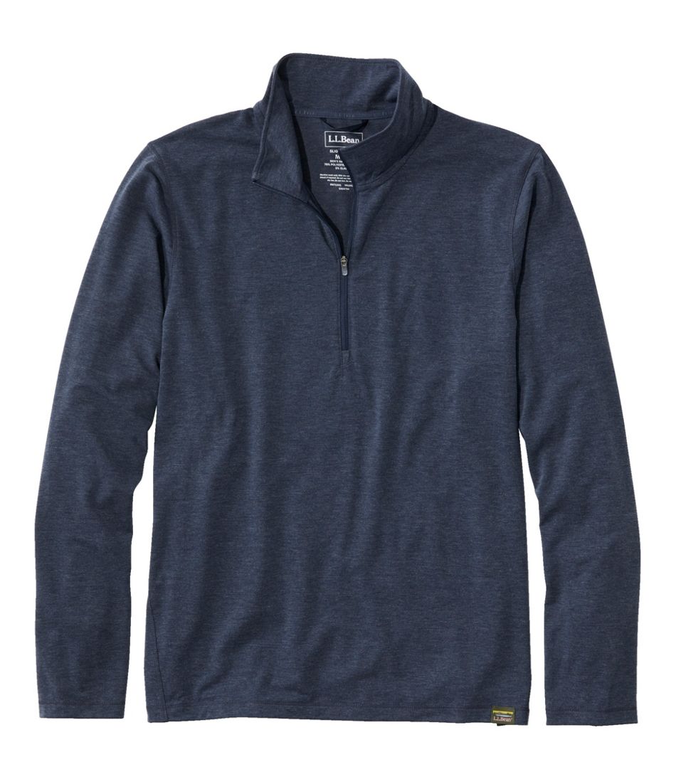 L.L.BeanMen's Everyday SunSmart® Tee, Long-Sleeve Quarter-Zip