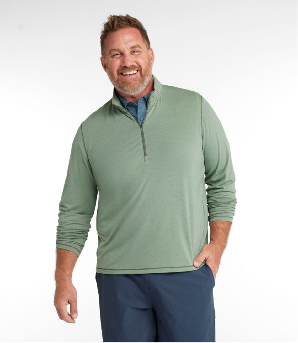 L.L.BeanMen's Everyday SunSmart® Tee, Long-Sleeve Quarter-Zip