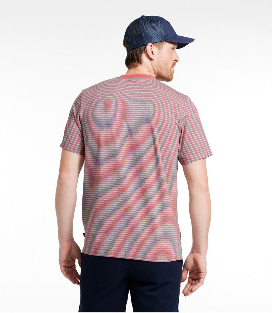 L.L.BeanMen's Comfort Stretch Performance® Pima Pocket Tee, Short-Sleeve, Stripe