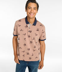 L.L.BeanMen's Casco Bay Rugged Polo, Short-Sleeve, Print
