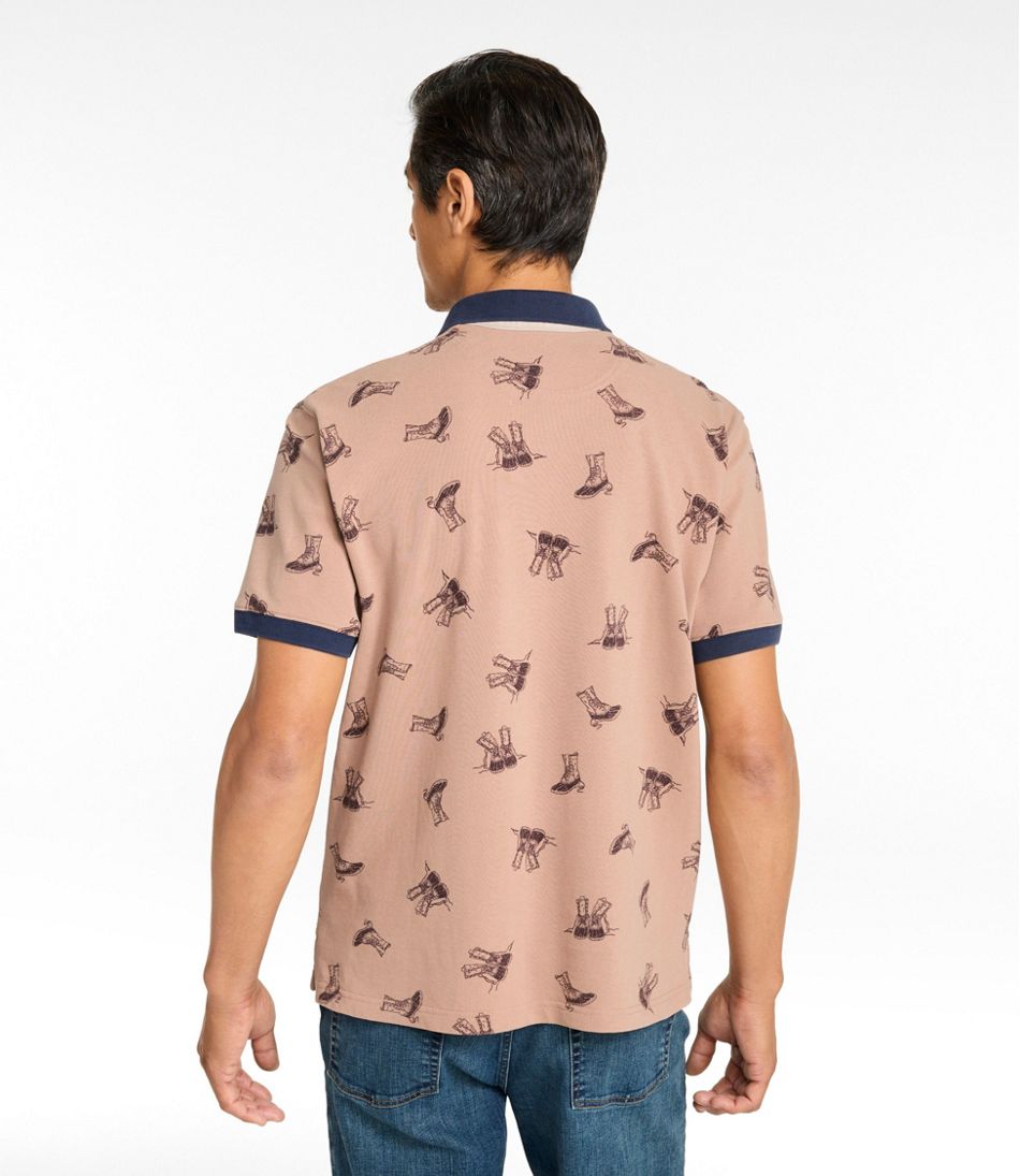 L.L.BeanMen's Casco Bay Rugged Polo, Short-Sleeve, Print
