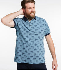 L.L.BeanMen's Casco Bay Rugged Polo, Short-Sleeve, Print