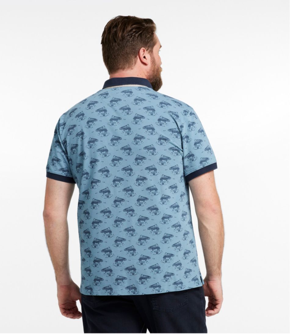 L.L.BeanMen's Casco Bay Rugged Polo, Short-Sleeve, Print