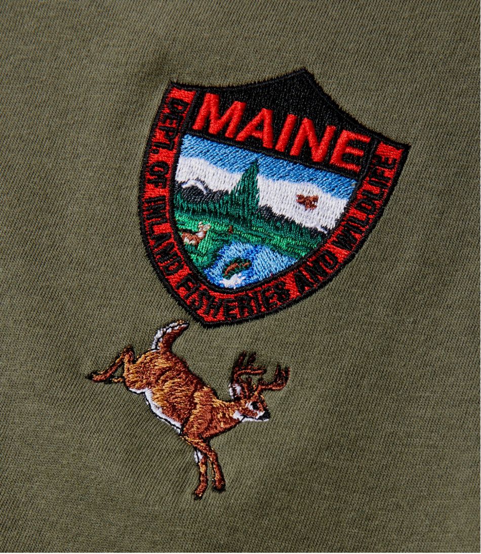 L.L.BeanMen's Maine Inland Fisheries and Wildlife Tee, White-Tailed Deer