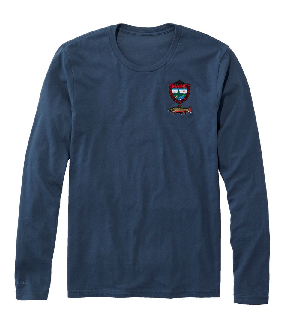 L.L.BeanMen's MIF&W Tee, Long-Sleeve Brook Trout