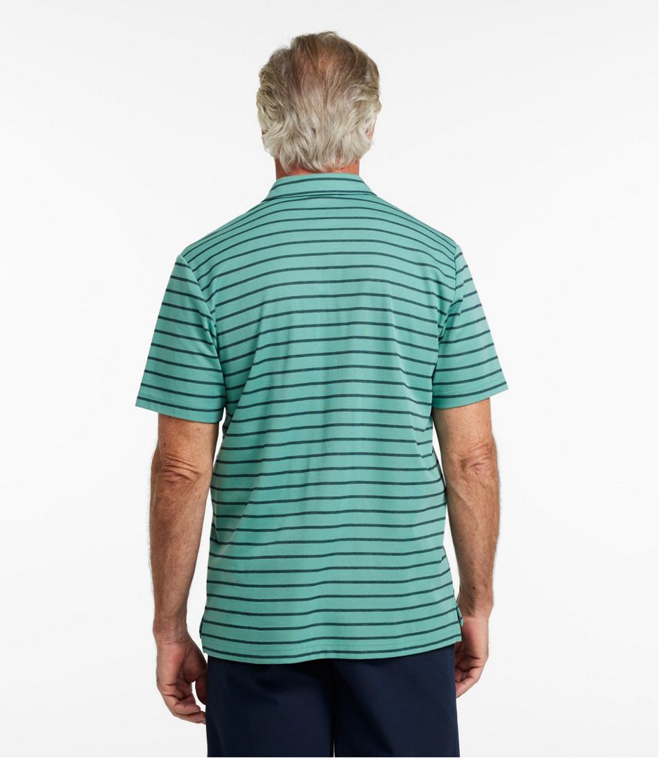 L.L.BeanMen's Comfort Stretch Performance® Polo, Short-Sleeve, Slightly Fitted, Stripe