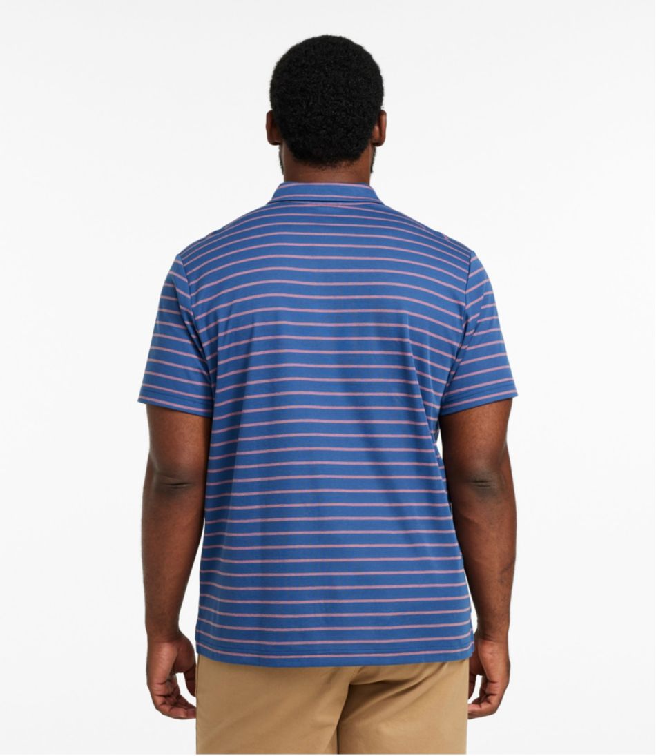 L.L.BeanMen's Comfort Stretch Performance® Polo, Short-Sleeve, Slightly Fitted, Stripe