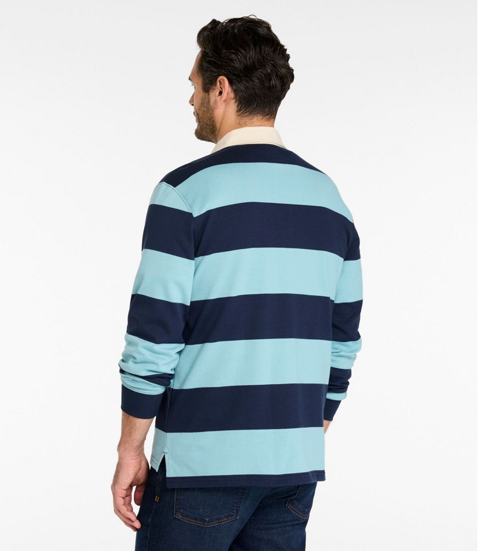 L.L.BeanMen's Bean's Vintage Soft Rugby, Stripe Embroidered