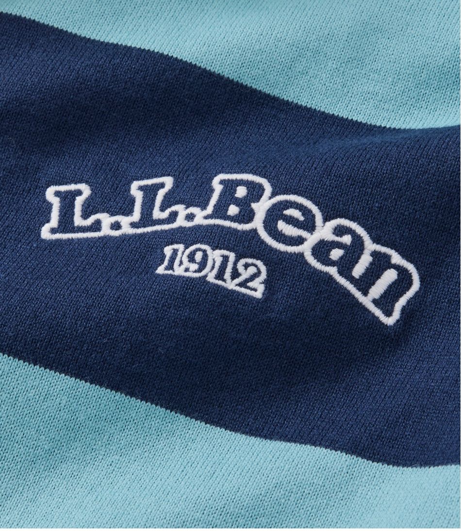 L.L.BeanMen's Bean's Vintage Soft Rugby, Stripe Embroidered